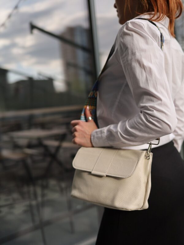 Сумка женская кросс-боди Miros Марокко бежевая