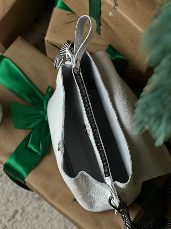 Сумка женская кросс-боди Miros Марокко белая