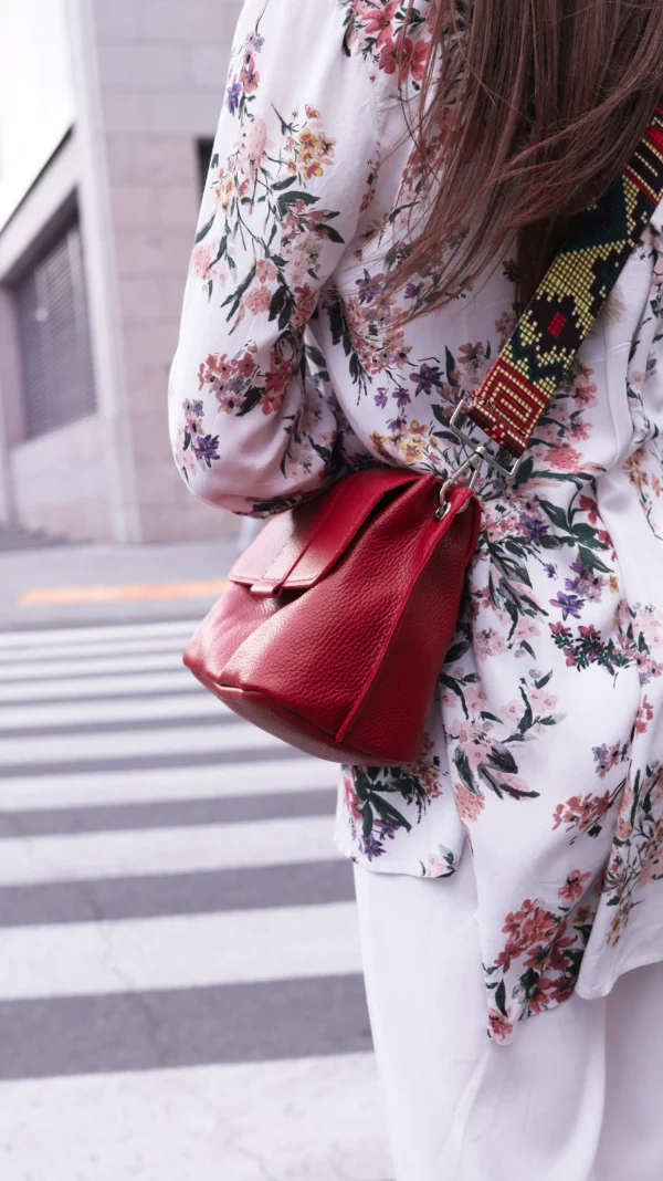 Сумка женская кросс-боди Miros Марокко красная