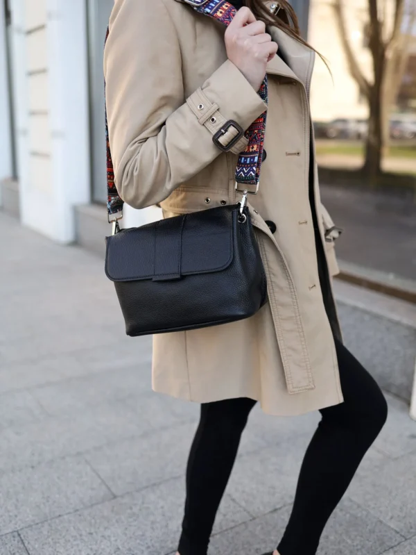 Сумка женская кросс-боди Miros Марокко черная