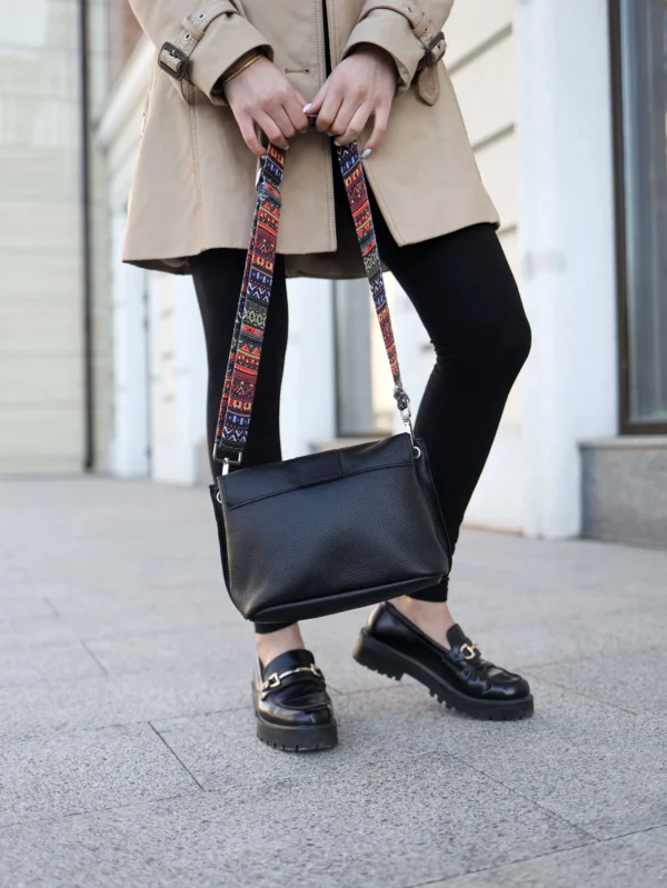 Сумка женская кросс-боди Miros Марокко черная