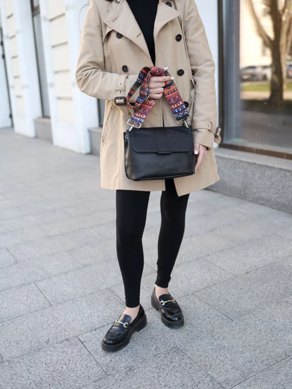 Сумка женская кросс-боди Miros Марокко черная