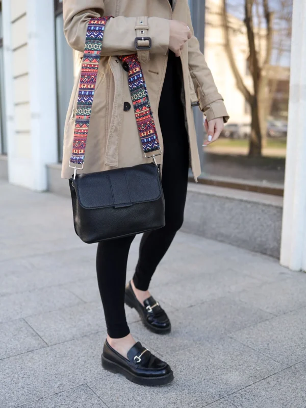 Сумка женская кросс-боди Miros Марокко черная