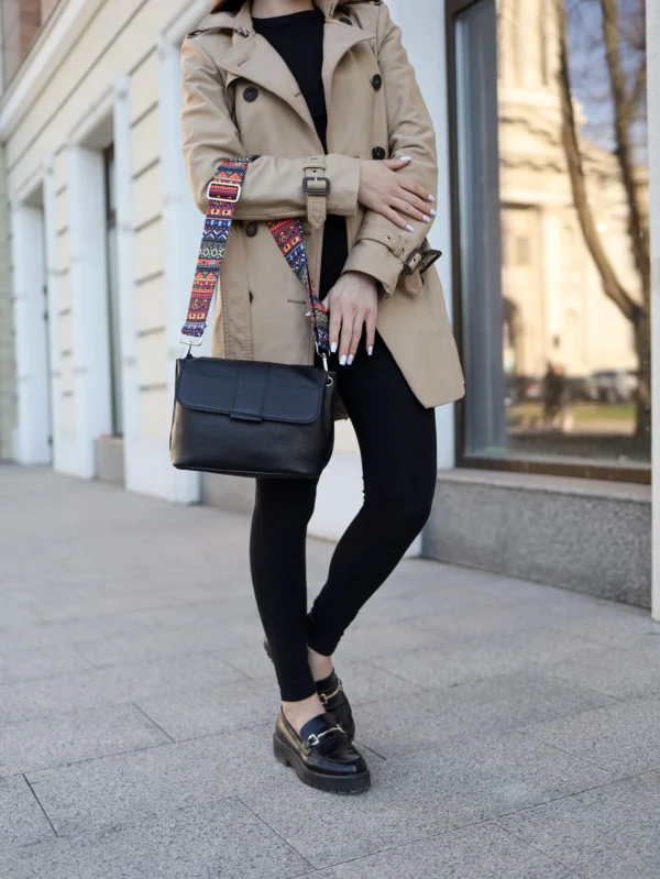 Сумка женская кросс-боди Miros Марокко черная