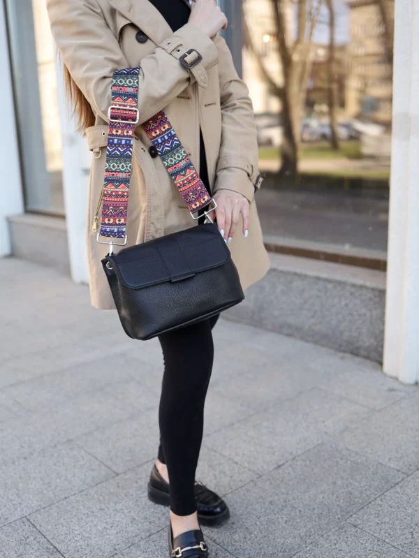 Сумка женская кросс-боди Miros Марокко черная