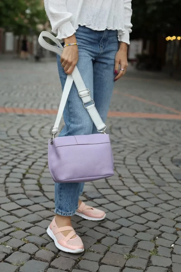 Сумка крос-боді жіноча Miros Марокко фіолетова