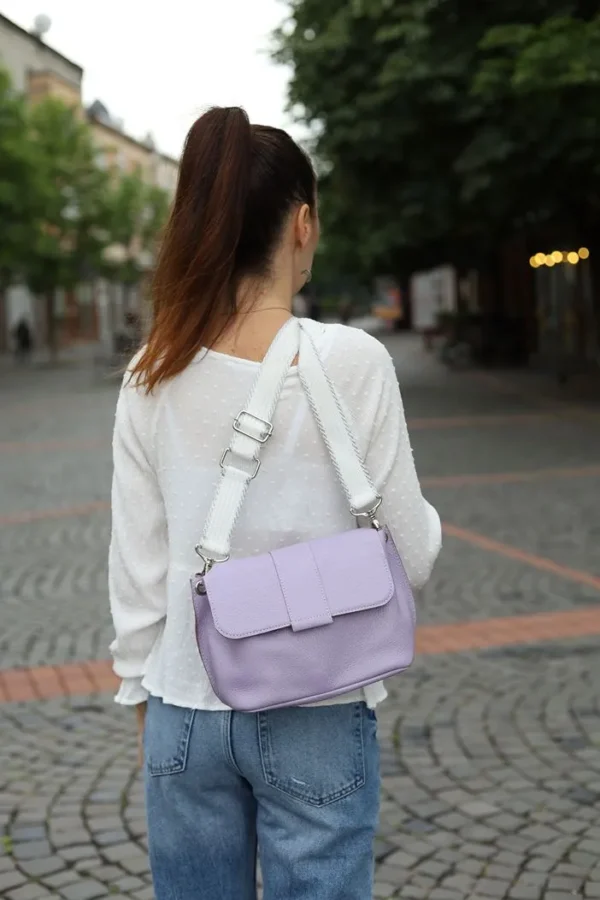 Сумка крос-боді жіноча Miros Марокко фіолетова