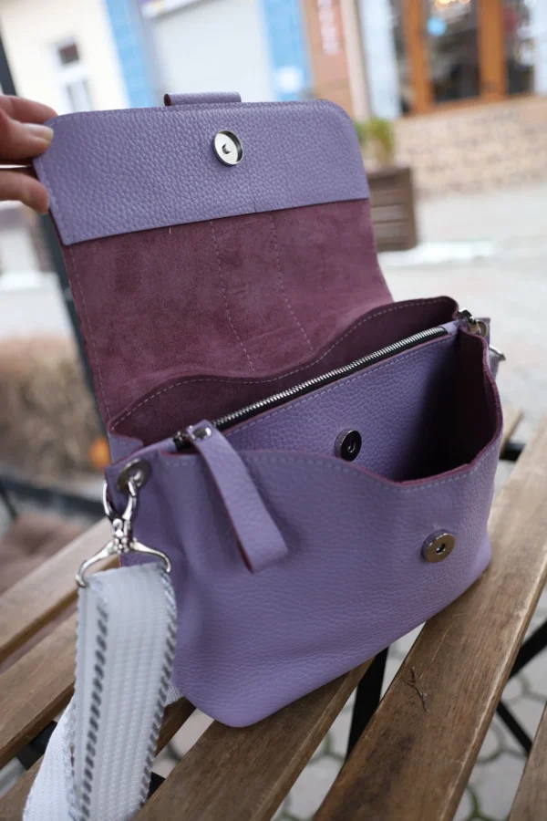 Сумка крос-боді жіноча Miros Марокко фіолетова