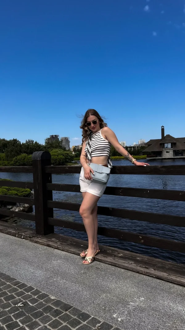 Сумка женская кросс-боди Miros Марокко серая