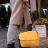 Сумка крос-боді жіноча Miros Марокко жовта