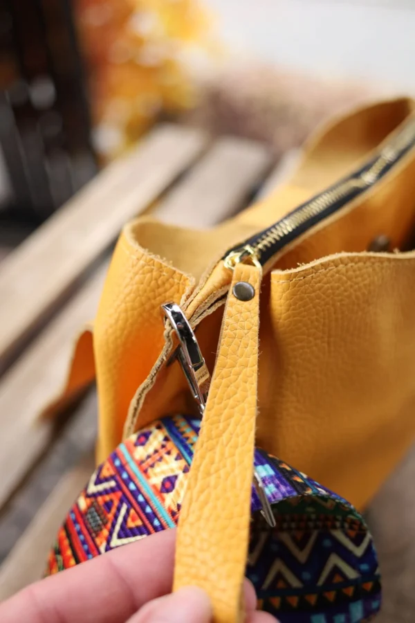 Сумка крос-боді жіноча Miros Марокко жовта