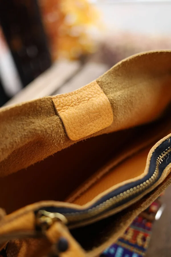 Сумка крос-боді жіноча Miros Марокко жовта