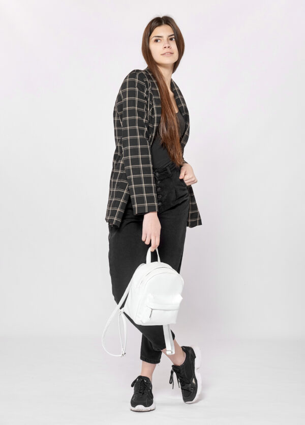 Женский рюкзак маленький Sambag Brix SSH белый