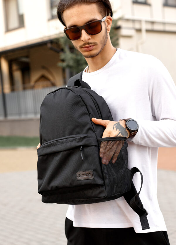 Мужской рюкзак Sambag Brix PJT Classic полиэстер черный