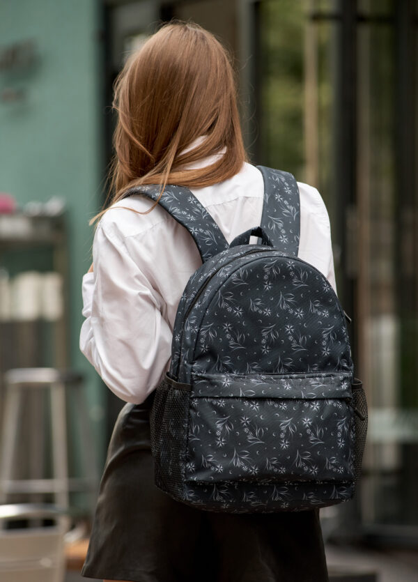 Женский рюкзак Sambag Brix PJT тканевый принт черный