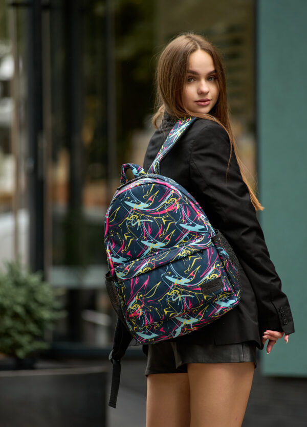 Рюкзак жіночий Sambag Brix з принтом наві