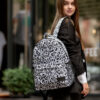 Женский рюкзак Sambag Brix PJT с принтом белый с черным