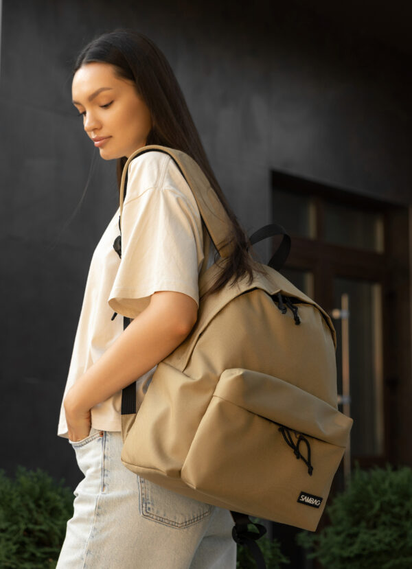 Женский рюкзак Sambag Active бежевый