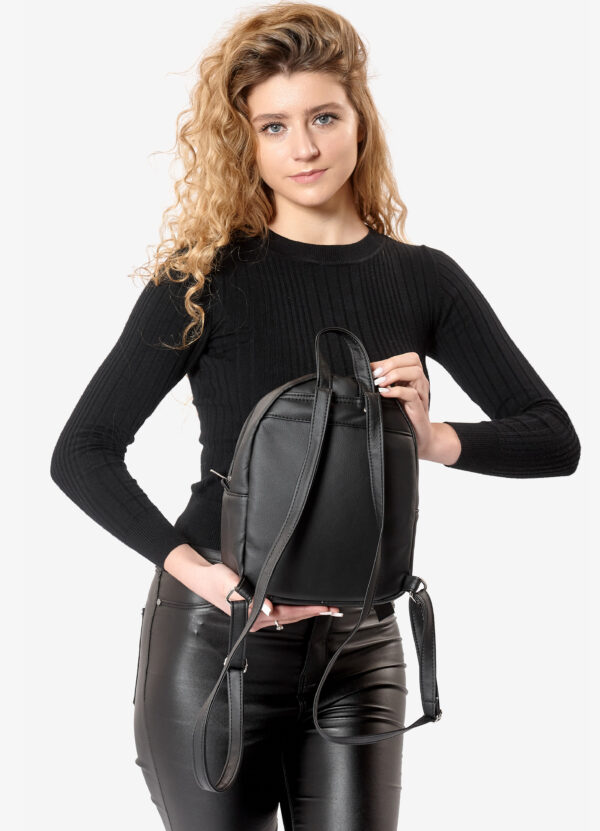 Женский рюкзак маленький Sambag Talari ST черный