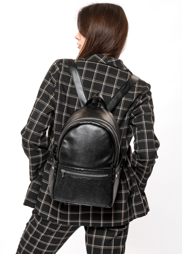 Женский рюкзак Sambag Dali BPS крокодил черный