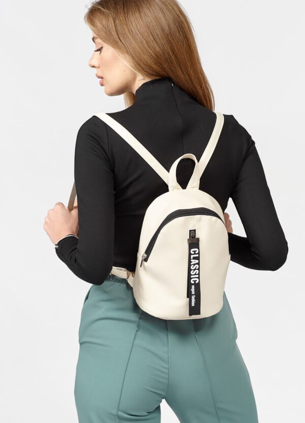 Женский рюкзак Sambag Mane MQT бежевый