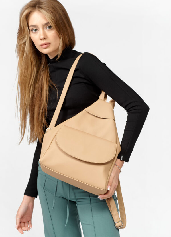 Рюкзак жіночий Sambag Asti LKH бежевий