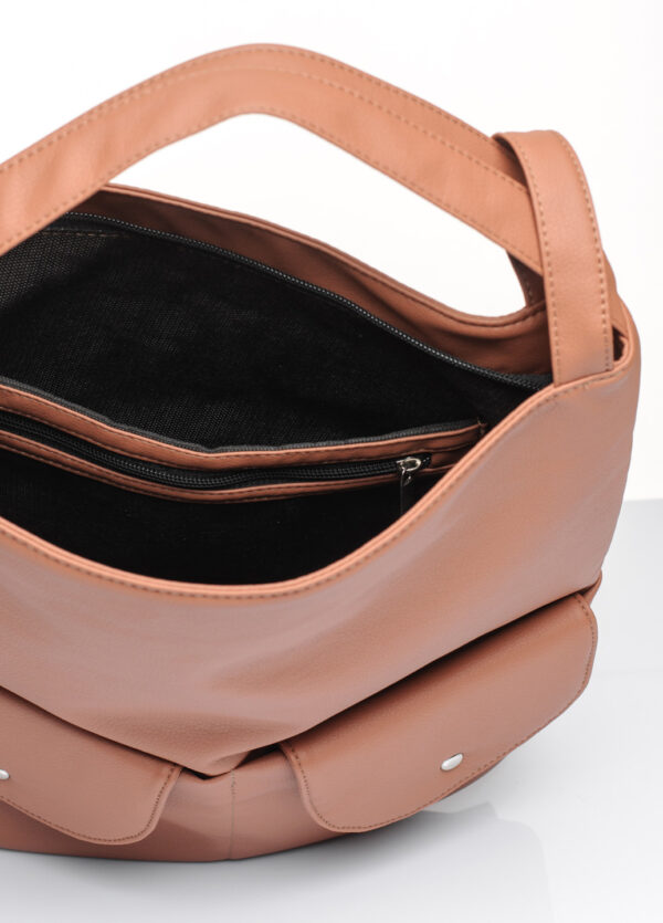 Женский рюкзак-сумка Sambag Asti XKH коричневая