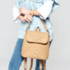 Рюкзак жіночий Sambag Loft строчена бежева