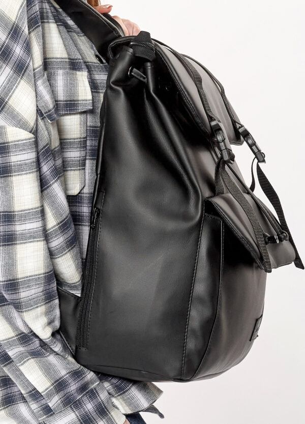 Рюкзак роллтоп жіночий Sambag Loft Zard чорний