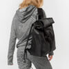Рюкзак роллтоп жіночий Sambag Roll Top One чорний
