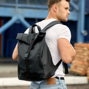 Мужской рюкзак роллтоп Sambag RollTop LZT черный