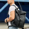 Мужской рюкзак роллтоп Sambag RollTop LZT черный