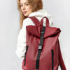 Рюкзак роллтоп жіночий Sambag RollTop бордовий