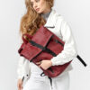 Рюкзак роллтоп жіночий Sambag RollTop бордовий