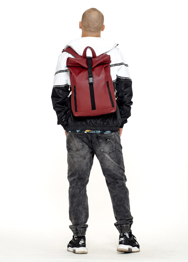 Мужской рюкзак роллтоп Sambag RollTop One бордовый