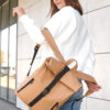 Женский рюкзак роллтоп Sambag RollTop One бежевый