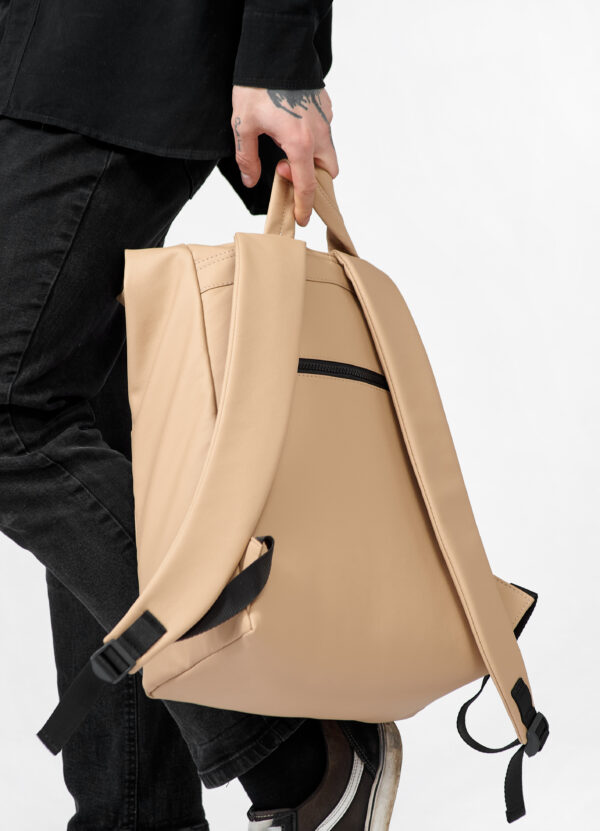 Мужской рюкзак роллтоп Sambag RollTop One бежевый