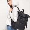 Рюкзак жіночий Sambag RollTop Milton чорний