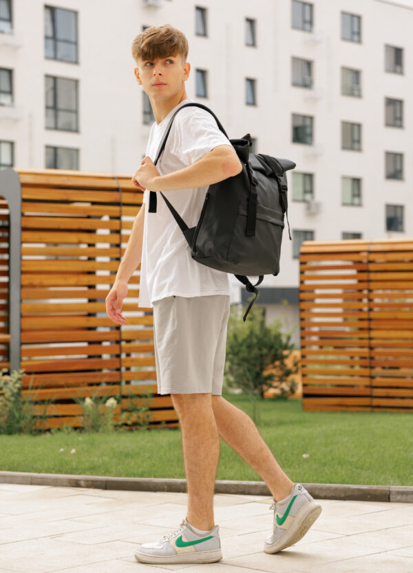 Рюкзак чоловічий Sambag RollTop Milton чорний