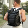 Рюкзак чоловічий Sambag RollTop Milton чорний