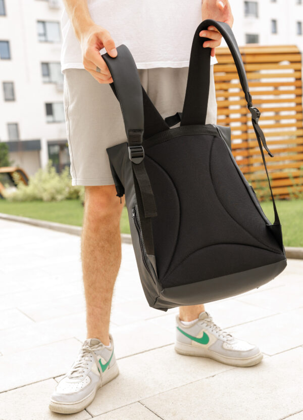 Рюкзак чоловічий Sambag RollTop Milton чорний