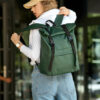 Женский рюкзак роллтоп Sambag RollTop Milton зеленый
