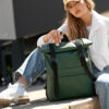 Женский рюкзак роллтоп Sambag RollTop Milton зеленый