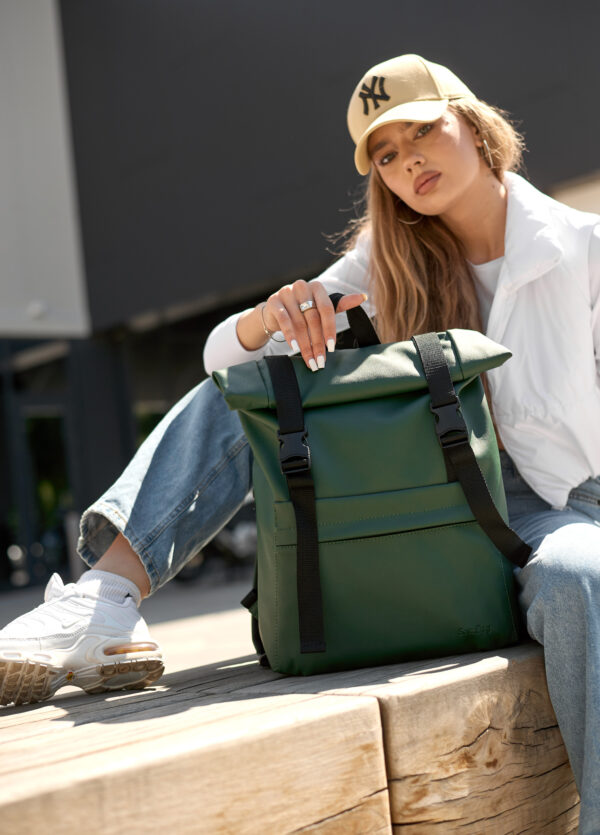 Женский рюкзак роллтоп Sambag RollTop Milton зеленый