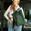 Женский рюкзак роллтоп Sambag RollTop Milton зеленый