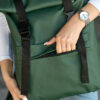 Женский рюкзак роллтоп Sambag RollTop Milton зеленый