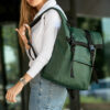 Женский рюкзак роллтоп Sambag RollTop Milton зеленый