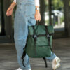 Женский рюкзак роллтоп Sambag RollTop Milton зеленый