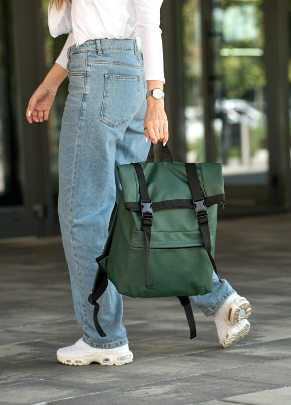 Женский рюкзак роллтоп Sambag RollTop Milton зеленый