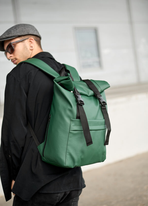 Мужской рюкзак роллтоп Sambag RollTop Milton зеленый